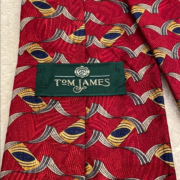 Tom James Men’s Silk Tie - Picture 3 of 3